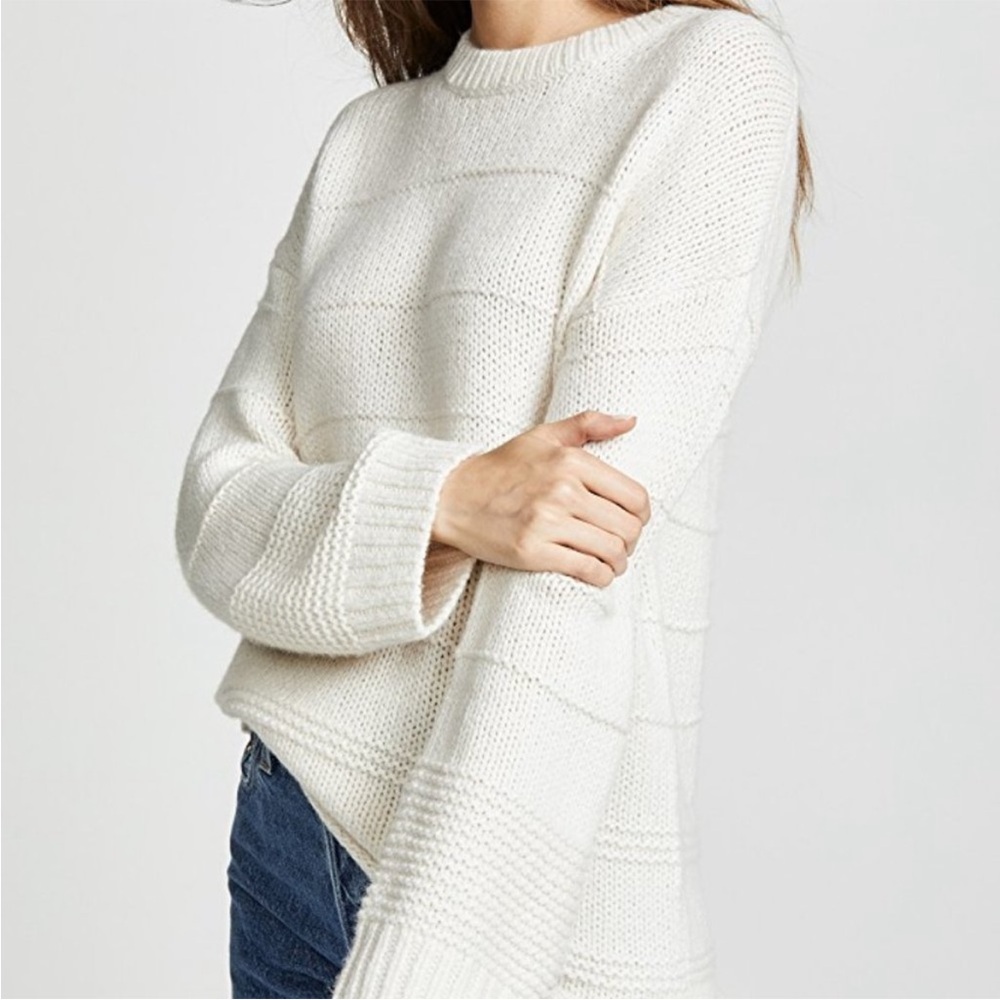 Velvet by Graham & Spencer Cream Knit Sweater